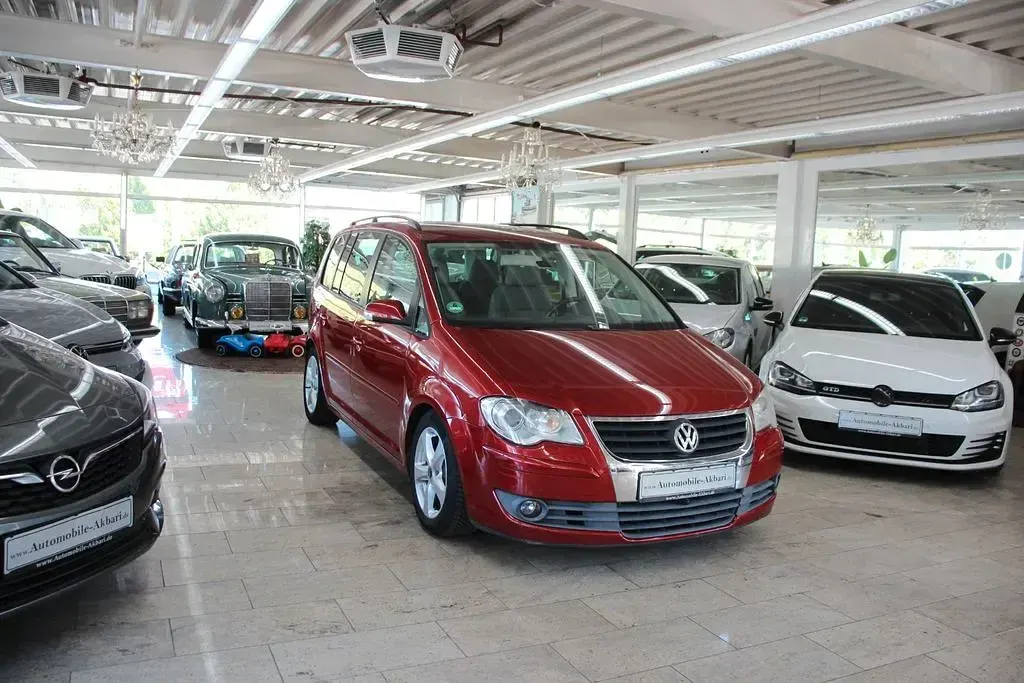 Gebraucht VW Touran Trendline 140 PS (102 kW) 2007 Rot Van / Kleinbus