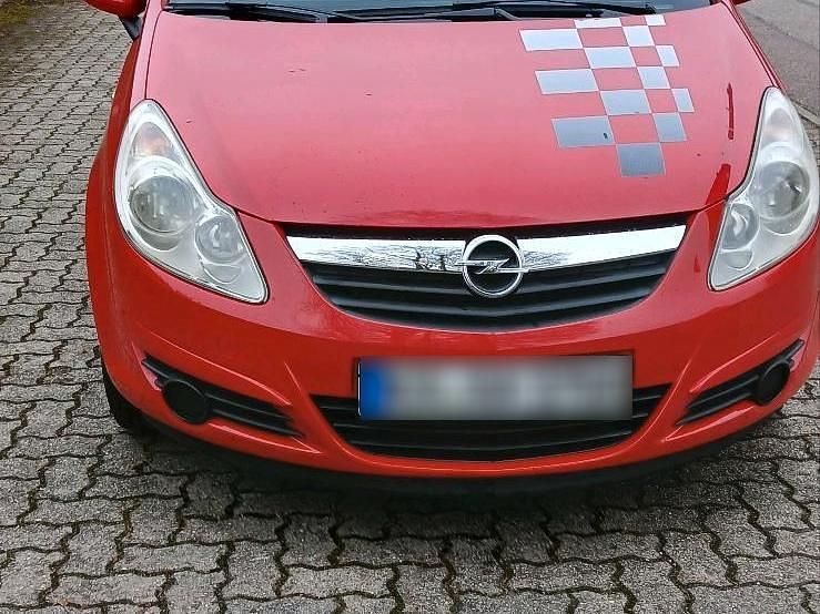 Gebraucht Opel Corsa 80 PS (58 kW) 2007 Rot Kleinwagen