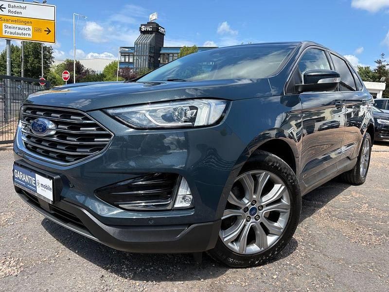 Grün Gebraucht 2019 Ford Edge Titanium SUV | 20.999 € (Guter Preis) - Bild 1/4
