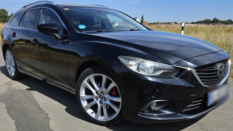 Schwarz Gebraucht 2014 Mazda 6 Sports-Line Kombi | 10.450 € (Fairer Preis) - Bild 1/4