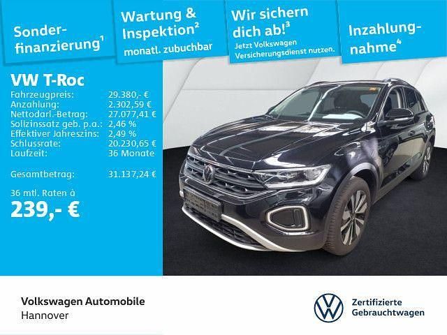 Deep black perleffekt Gebraucht 2025 VW T-Roc Goal SUV | 29.380 € (Guter Preis) - Bild 1/3