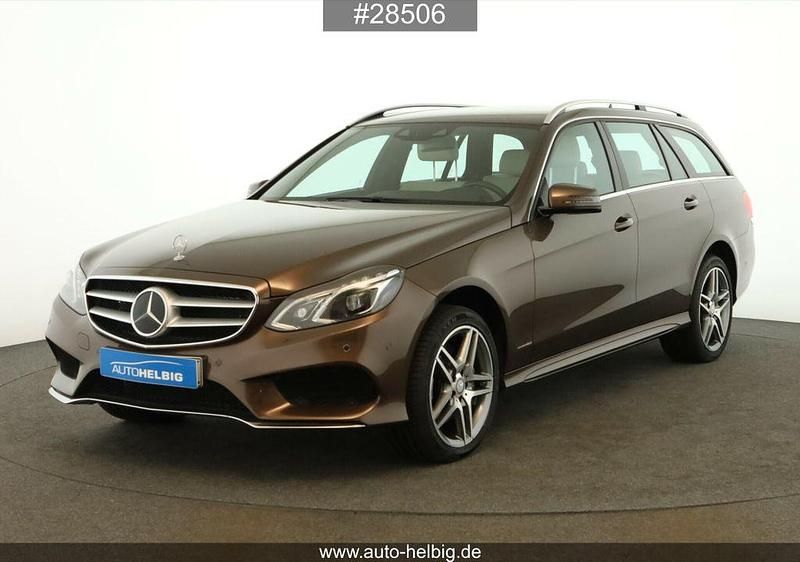 Braun Gebraucht 2014 Mercedes E400 Avantgarde Kombi | 17.890 € (Fairer Preis) - Bild 1/4