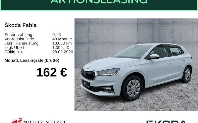 Neu Skoda Fabia Essence 95 PS (69 kW) 2026 Weiß Limousine