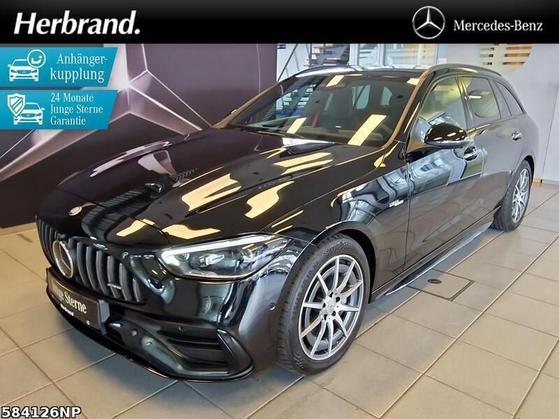 Obsidianschwarz Gebraucht 2024 Mercedes C43 AMG AMG Kombi | 57.790 € (Fairer Preis) - Bild 1/4