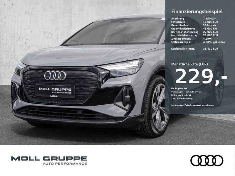 Kieselgrau Gebraucht 2023 Audi Q4 Sportback e-tron Comfort SUV | 31.430 € (Fairer Preis) - Bild 1/3