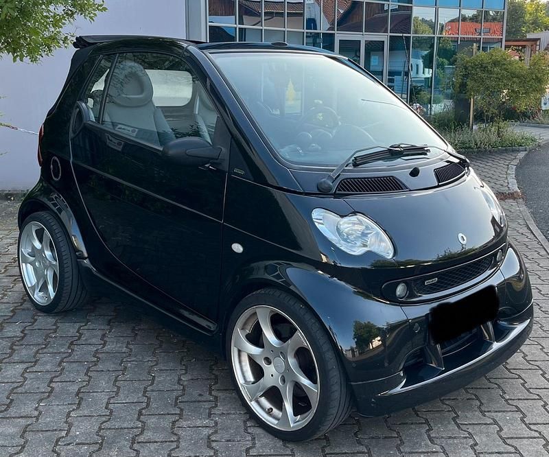 Schwarz Gebraucht 2006 Smart ForTwo Cabrio Brabus Cabrio | 4.000 € - Bild 1/4