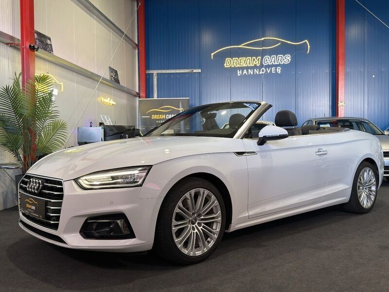 Weiß Gebraucht 2018 Audi A5 Cabriolet Design Cabrio | 26.980 € (Fairer Preis) - Bild 1/4