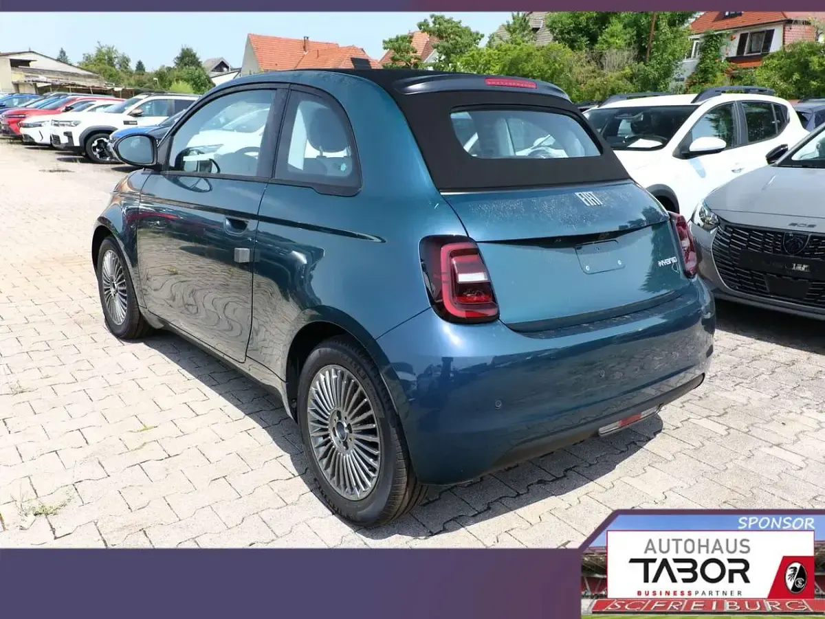 Neu Fiat 500C Icon 65 PS (47 kW) 2026 Ozean grün metallic Cabrio