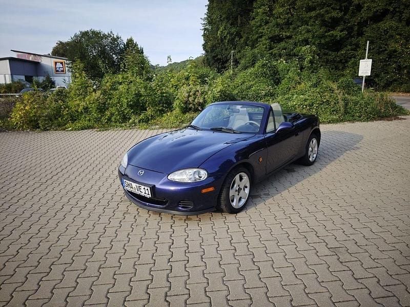 Gebraucht Mazda MX5 110 PS (80 kW) 2003 Blau Cabrio