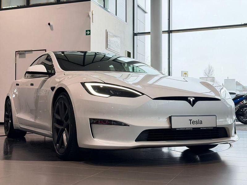 Gebraucht Tesla Model S Plaid 759 kW (1033 PS) 2022 Weiß Kleinwagen