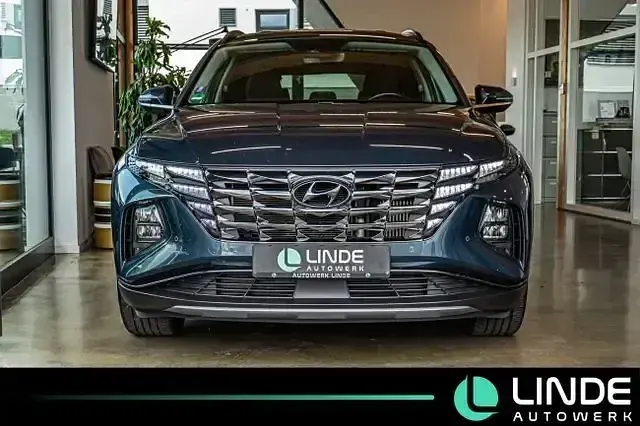 Gebraucht Hyundai Tucson Trend 136 PS (100 kW) 2021 Teal blue / met SUV
