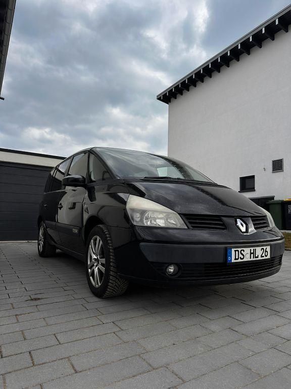 Gebraucht Renault Espace Expression 136 PS (100 kW) 2003 Schwarz Van / Kleinbus