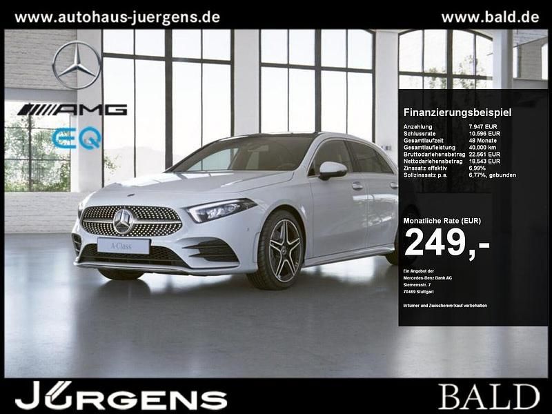 Unilack polarweiß Gebraucht 2021 Mercedes A200 AMG Limousine | 26.490 € (Fairer Preis) - Bild 1/4