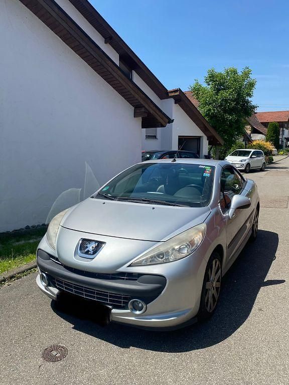 Silber Gebraucht 2008 Peugeot 207 CC Sport Cabrio | 1.000 € (Superpreis) - Bild 1/4