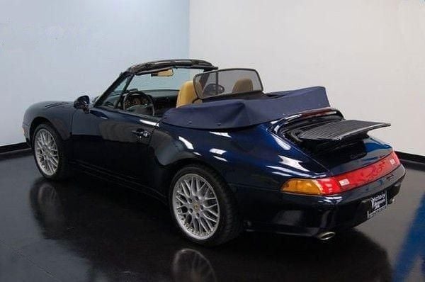 Blau Gebraucht 1995 Porsche 911 Carrera Cabriolet Cabrio | 72.000 € - Bild 1/4