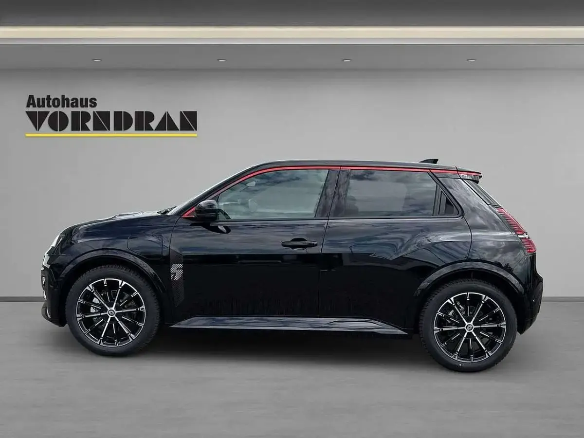 Neu Renault 5 E-Tech Iconic 89 kW (122 PS) 2025 Schwarz Limousine