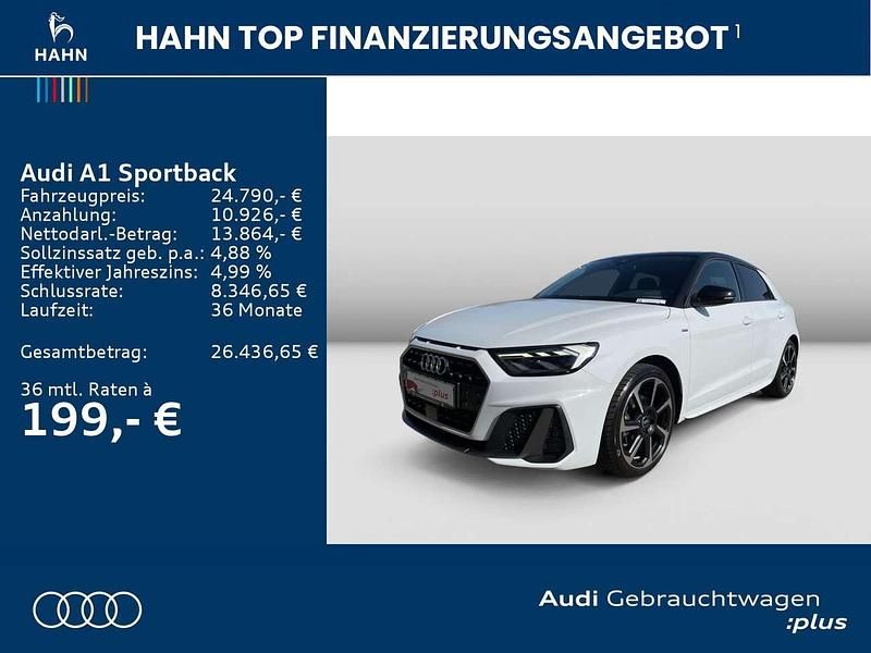 Gebraucht Audi A1 S-Line 110 PS (80 kW) 2022 Gletscherweiß metallic SUV