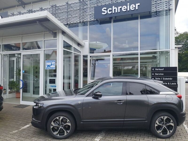 Machine grey Gebraucht 2023 Mazda MX30 Makoto SUV | 27.850 € (Fairer Preis) - Bild 1/4