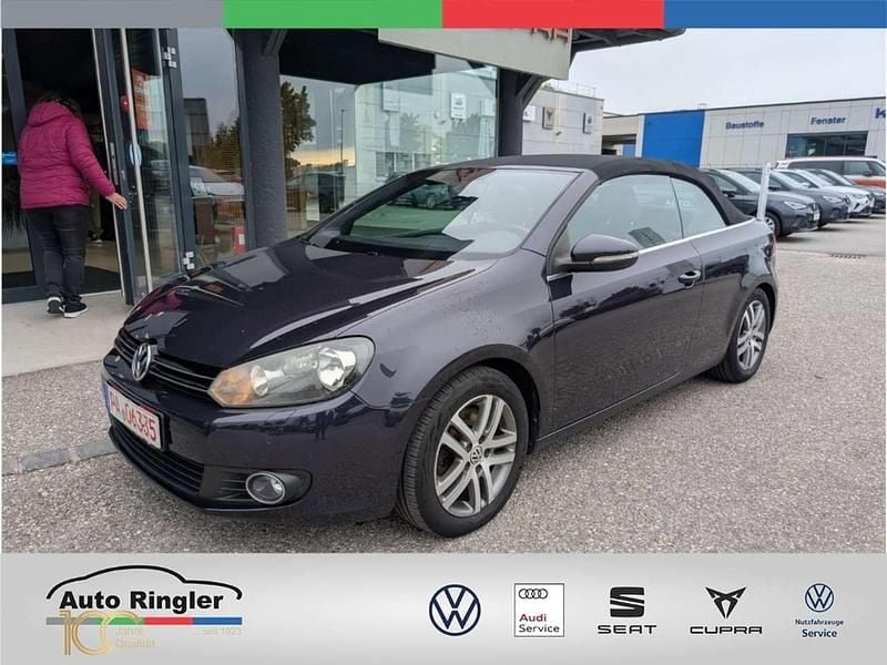 Dark purple metallic Gebraucht 2012 VW Golf Cabriolet Comfortline Cabrio | 7.500 € (Guter Preis) - Bild 1/3