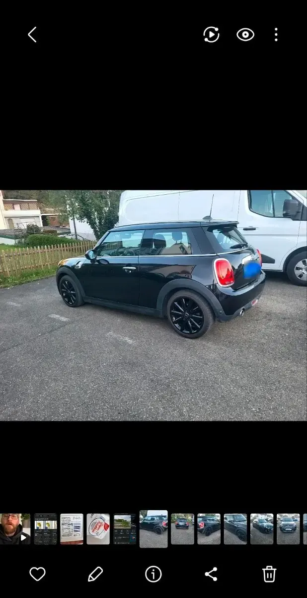 Usata Mini ONE 102 CV (75 kW) 2018 Nero Utilitaria