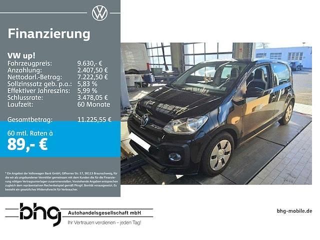 Gebraucht VW up! high up! 90 PS (66 kW) 2017 Schwarz Kleinwagen