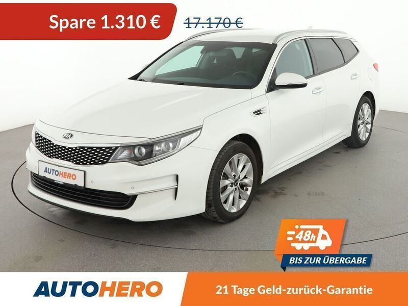 Weiß Gebraucht 2018 Kia Optima Vision Limousine | 15.860 € (Fairer Preis) - Bild 1/3
