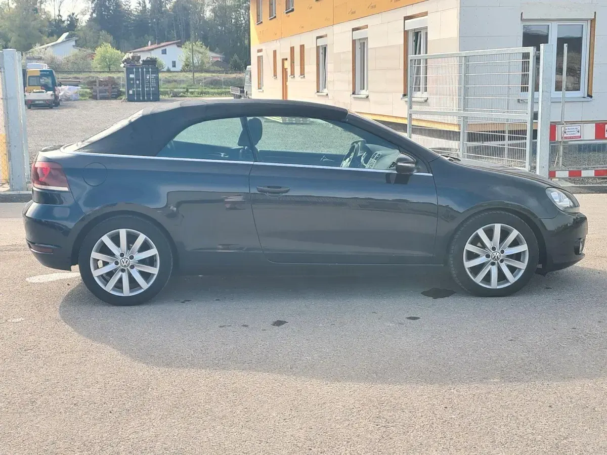 Brugt VW Golf Cabriolet 105 HK (77 kW) 2012 Sort Cabriolet