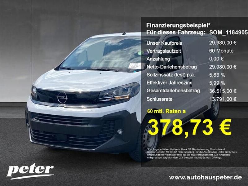 Weiss Neu 2025 Opel Vivaro Edition Van | 29.980 € (Etwas zu teuer) - Bild 1/4