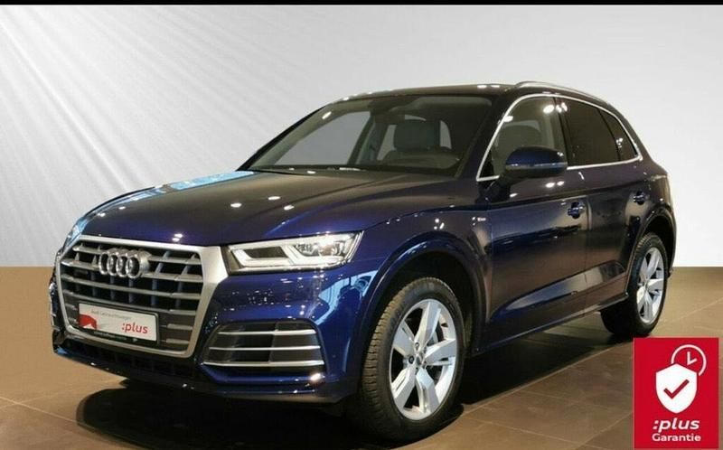 Blau Gebraucht 2017 Audi Q5 S-Line SUV | 22.550 € (Teuer) - Bild 1/4