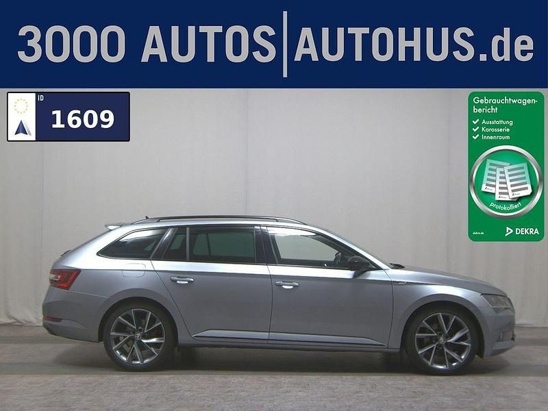 Grau Gebraucht 2019 Skoda Superb SportLine Kombi | 18.780 € (Superpreis) - Bild 1/4