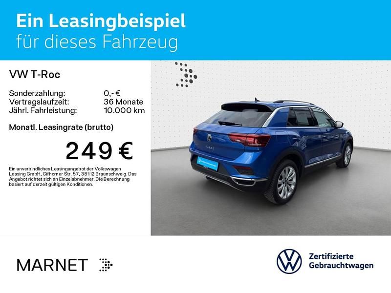Gebraucht VW T-Roc Sport 150 PS (110 kW) 2021 Blau SUV