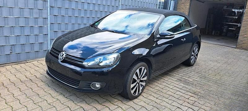 Schwarz Gebraucht 2015 VW Golf Cabriolet Cabrio | 5.999 € (Superpreis) - Bild 1/4
