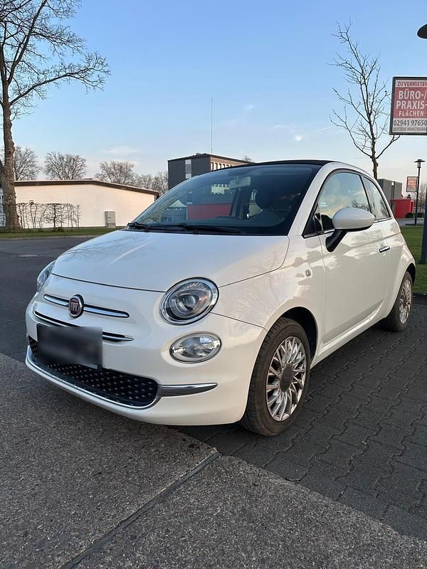 Weiß Gebraucht 2016 Fiat 500C Lounge Cabrio | 6.950 € (Guter Preis) - Bild 1/4