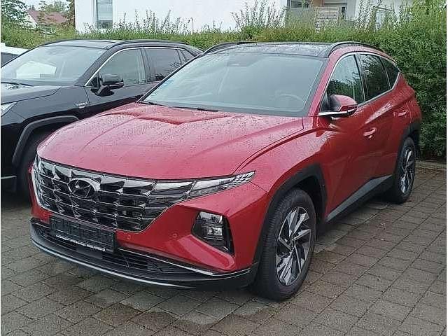 Sunset red / mic Gebraucht 2023 Hyundai Tucson Trend SUV | 29.490 € (Superpreis) - Bild 1/1
