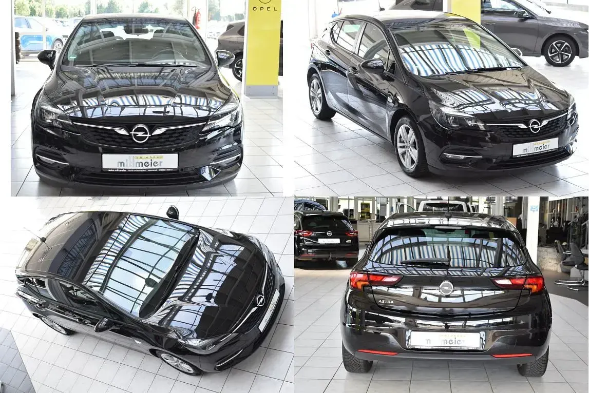 Gebraucht Opel Astra Edition 131 PS (96 kW) 2020 Schwarz onyxschwarz – met. Limousine