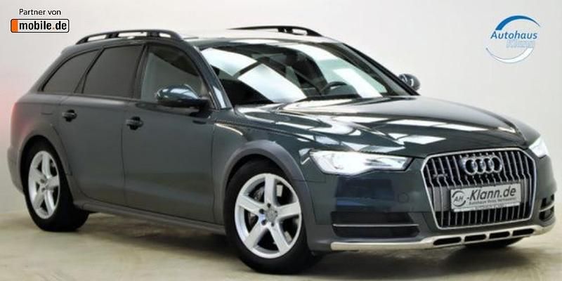 Gotlandgruen metallic (metallic) Gebraucht 2016 Audi A6 Allroad Comfort Kombi | 29.899 € (Teuer) - Bild 1/4