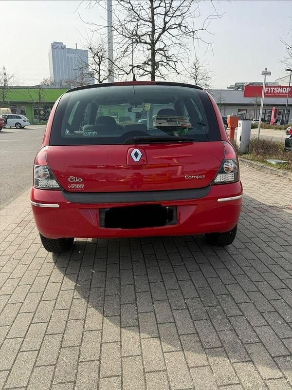 Gebraucht Renault Clio II Campus 58 PS (42 kW) 2011 Rot Kleinwagen