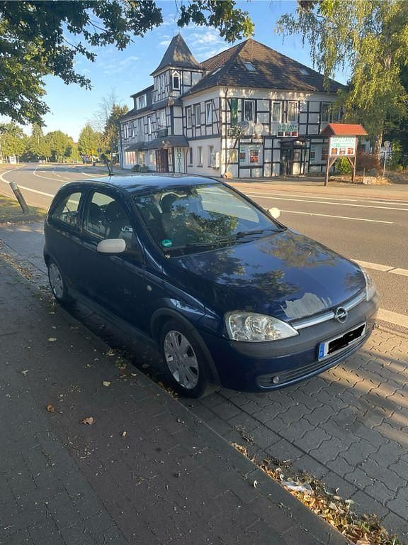 Blau Gebraucht 2003 Opel Corsa Limousine | 600 € (Guter Preis) - Bild 1/4