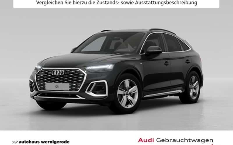Schwarz Gebraucht 2024 Audi Q5 Sportback S-Line SUV | 78.990 € - Bild 1/4