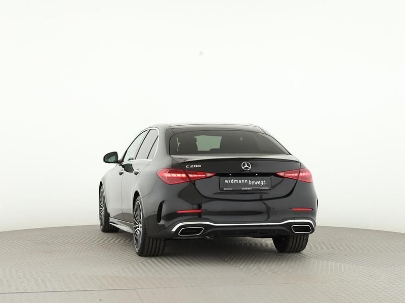 Gebraucht Mercedes C200 AMG line 204 PS (150 kW) 2025 Obsidianschwarz metallic Limousine