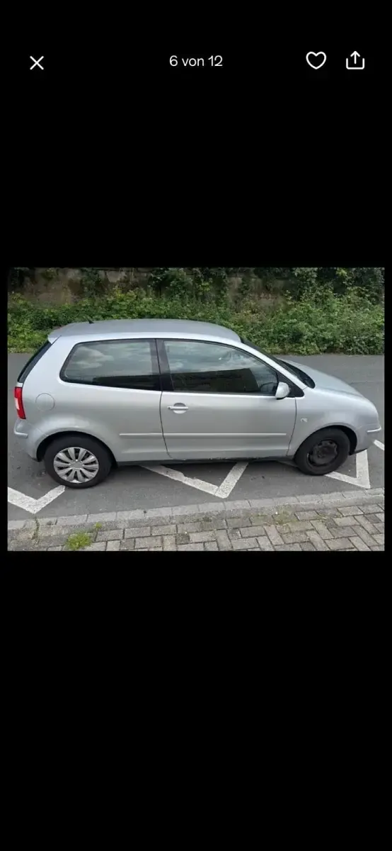 Gebraucht VW Polo 75 PS (55 kW) 2003 Silber Kleinwagen