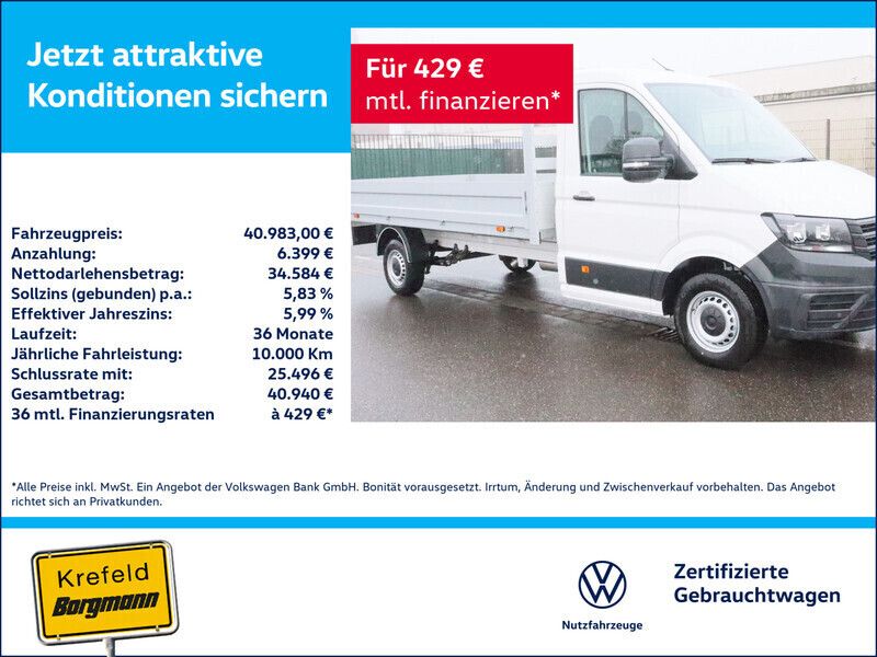 Weiss / candy weiss Neu 2024 VW Crafter Van | 32.185 € - Bild 1/3