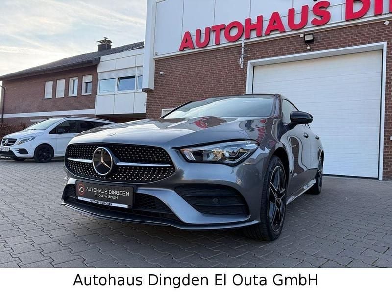 Grau Gebraucht 2022 Mercedes CLA250e AMG line Limousine | 26.950 € (Guter Preis) - Bild 1/4