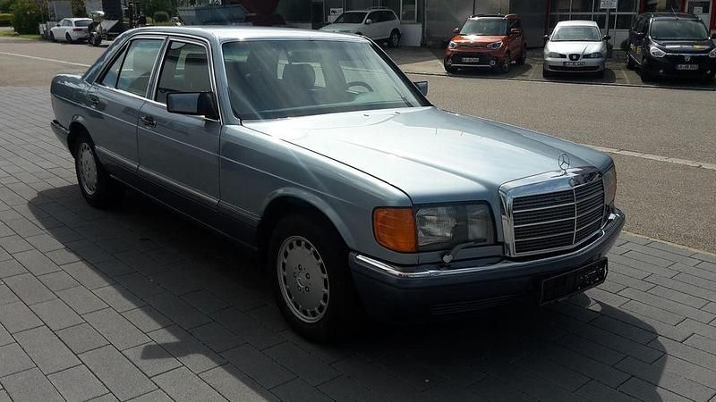 Gebraucht Mercedes S420 224 PS (164 kW) 1986 Blau Limousine