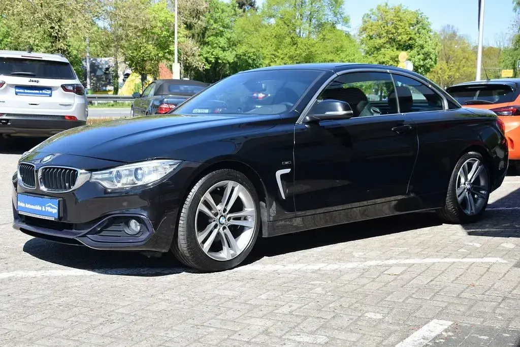 Gebraucht BMW 420 Cabriolet Sport Line 184 PS (135 kW) 2014 Schwarz Cabrio