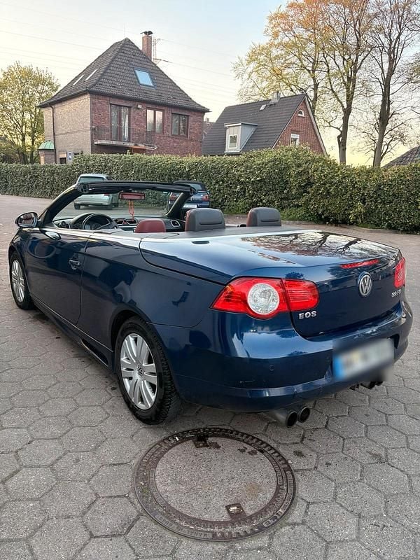 Second-hand VW Eos 150 CP (110 kW) 2006 Albastru Cabrio