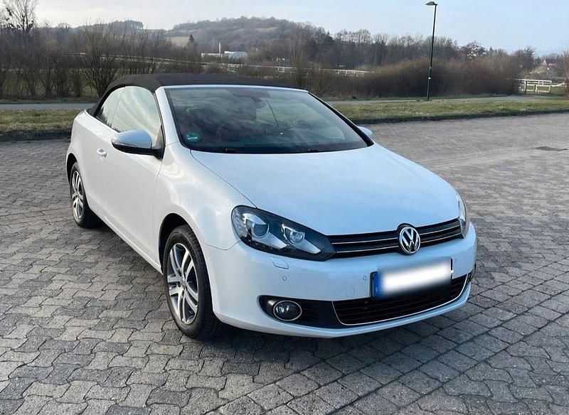Gebraucht VW Golf Cabriolet 105 PS (77 kW) 2012 Weiß Cabrio