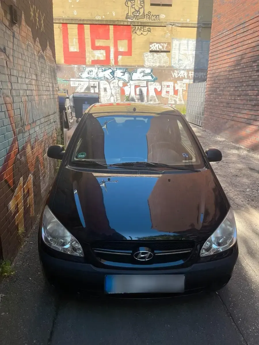 Gebraucht Hyundai Getz 51 PS (37 kW) 2007 Schwarz Kleinwagen