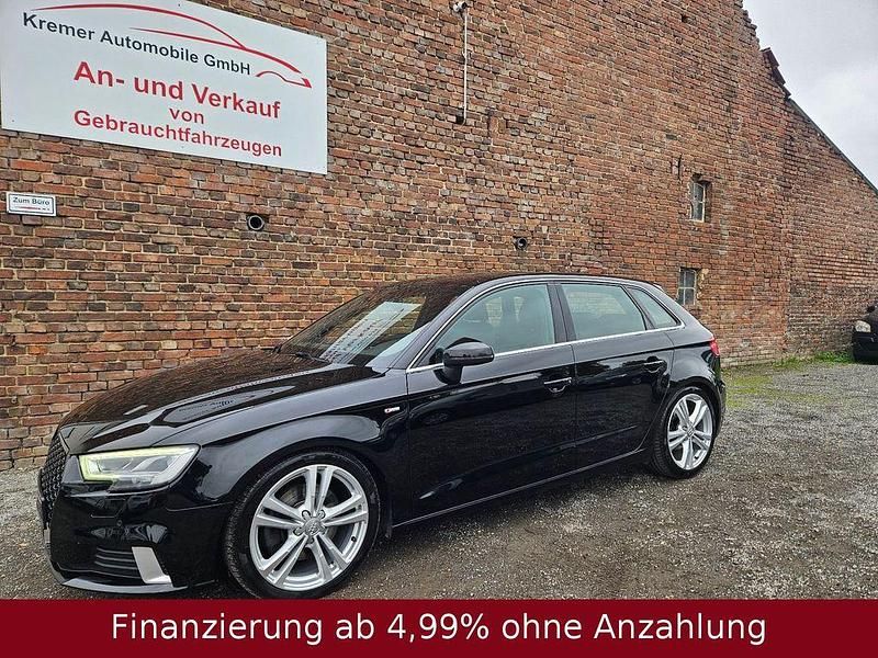 Schwarz Gebraucht 2019 Audi A3 Sportback Sport Limousine | 18.490 € (Fairer Preis) - Bild 1/4