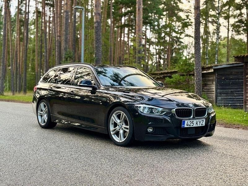 Schwarz Gebraucht 2016 BMW 325 M Sport Kombi | 15.499 € (Teuer) - Bild 1/4